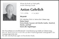 eine Anzeige